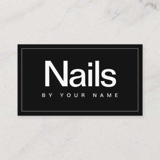 Nail Salon Visitenkarte (Vorderseite)