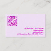 Nail Salon Visitenkarte (Rückseite)