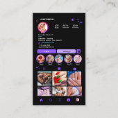 Nail Salon Visitenkarte (Vorderseite)