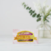 Nail Salon Visitenkarte (Stehend Vorderseite)