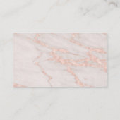 Nail Salon Wellness-Center Techniker Blush Rose Ma Visitenkarte (Rückseite)