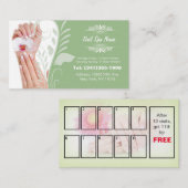 Nail Spa Business Cards Visitenkarte (Vorne/Hinten)