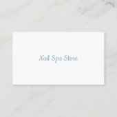Nail Spa Business Cards Visitenkarte (Rückseite)