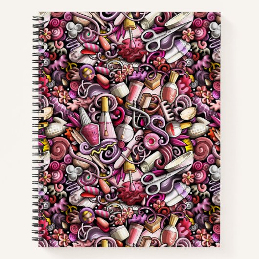 Nail Studio Pattern Notizblock (Vorderseite)