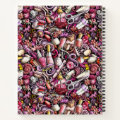 Nail Studio Pattern Notizblock (Rückseite)