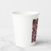 Nail Studio Pattern Pappbecher (Vorderseite)