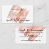 Nail Stylist Manicure Polnisches Logo Makeup Powde Visitenkarte (Vorne/Hinten)