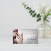 Nail Stylist / Manicure Specialist Beauty Hands Visitenkarte (Stehend Vorderseite)