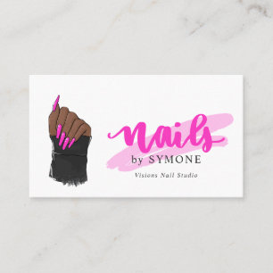 Nail Tech Artist Nails Designer Hübsch Salobus Visitenkarte
