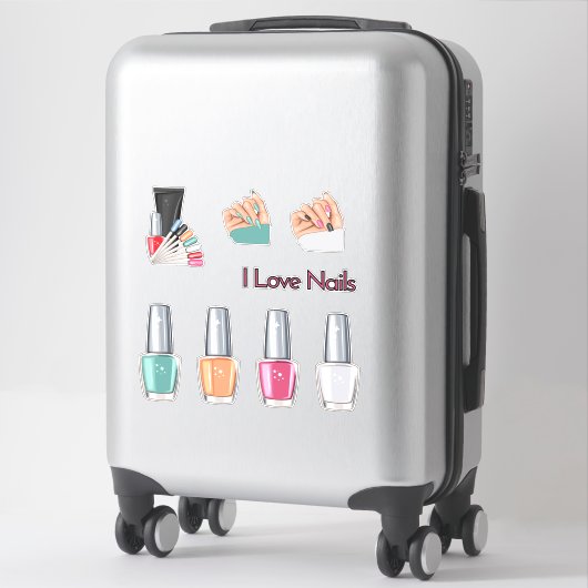 Nail-Tech-Aufkleber Aufkleber (Koffer)