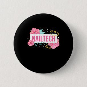 Nail Tech Blume Button