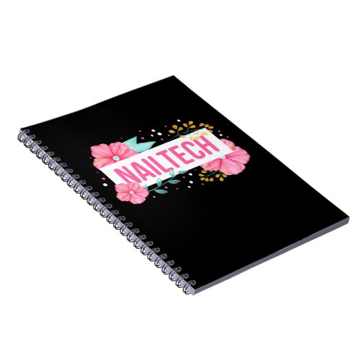 Nail Tech Blume Notizblock (Rechte Seite)