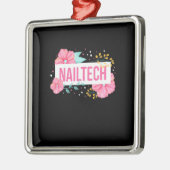Nail Tech Blume Ornament Aus Metall (Links)