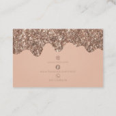 Nail Tech Business Card Visitenkarte (Rückseite)