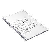 Nail-Tech-Definition-Notebook Notizblock (Rechte Seite)