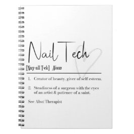 Nail-Tech-Definition-Notebook Notizblock