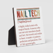 Nail Tech Definition Retail Nail Tech Fotoplatte (Vorderseite)