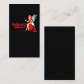 Nail Tech Fairy Kosmetik Nageltechniker Manicuri Visitenkarte (Vorne/Hinten)