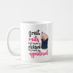 Nail Tech Funny Gift Manicurist Salon Great Nails Kaffeetasse