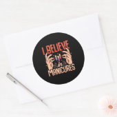 Nail Tech glaubt an Maniküre Runder Aufkleber (Umschlag)