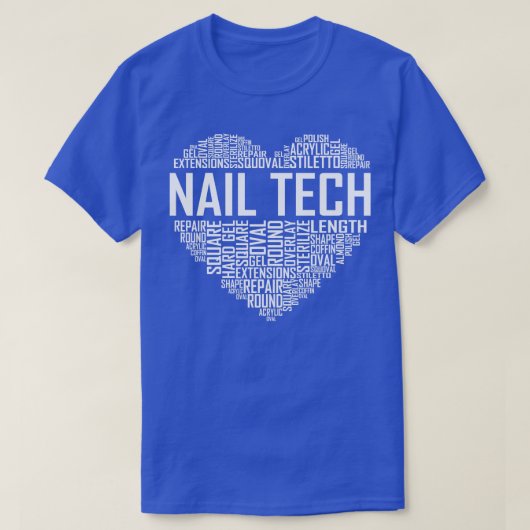 Nail Tech Heart T-Shirt (Design vorne)