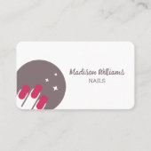 Nail Tech Jamberails Business Card Visitenkarte (Vorderseite)
