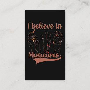 Nail Tech Kosmetik Nageltechniker Manikurin Visitenkarte