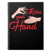 Nail Tech Kosmetik Nageltechniker Notizblock (Vorderseite)