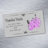 Nail Tech Magnetic Business Card Magnetische Visitenkarte