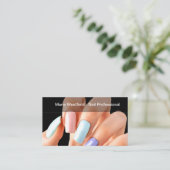 Nail Tech Manicure Appointment Reminder Cards Terminkarte (Stehend Vorderseite)