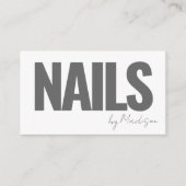 Nail Tech Manicure Beruflich Salon Wellness-Center Visitenkarte (Vorderseite)