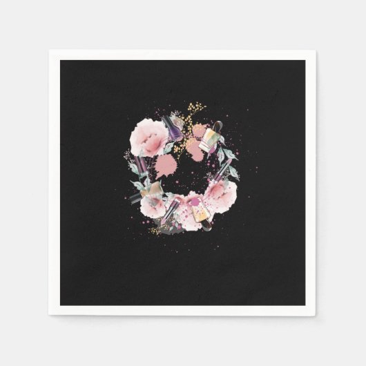 Nail Tech Manicurist Manicure Nail Art Kosmetik B Serviette (Vorderseite)