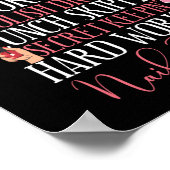 Nail Tech Nail Artist I'M A Nail Clippin' Niedlich Poster (Ecke)