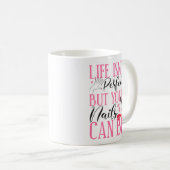 Nail Tech Nail Artist Life ist nicht perfekt, aber Kaffeetasse (VorderseiteRechts)