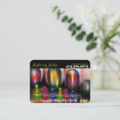 Nail Tech Nail Artist Nail Salon Business Card Visitenkarte (Stehend Vorderseite)