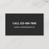 Nail Tech Nail Salon Visitenkarte (Rückseite)