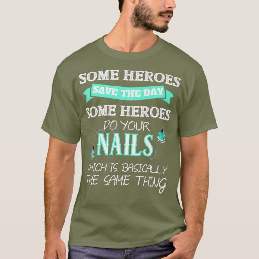 Nail Tech Shirt Women Funny Nail Technician (Vorderseite)