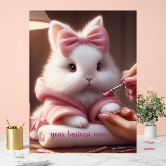 Nail Tech Sign Acrylschild (Hochzeit)