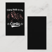 Nail Tech Sport Kosmetik Nagelflingenmacher Visitenkarte (Vorne/Hinten)