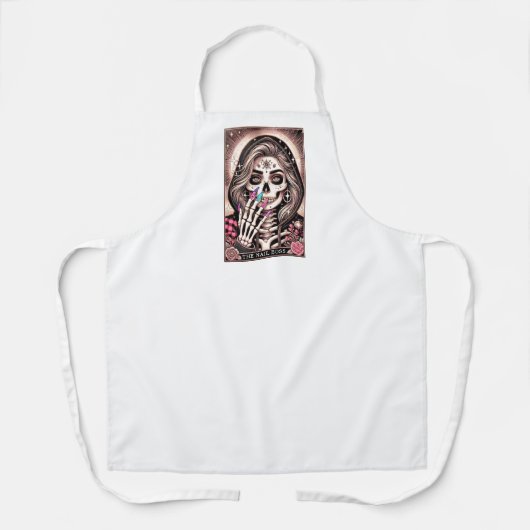 Nail Tech Tarot Theme Schürze (Vorderseite)