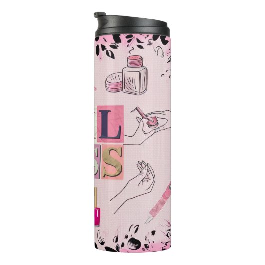 Nail Tech Thermosbecher (Nach rechts gedreht)