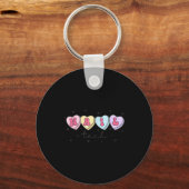 Nail Tech Valentine's Day Heart Manicurist Cosmeto Schlüsselanhänger (Vorderseite)