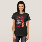Nail Tech Work Uniform Nail Polnisch 7 T-Shirt (Vorne ganz)