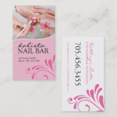 NAIL TECHNICIAN AND SAP BUSINESS CARD VISITENKARTE (Vorne/Hinten)