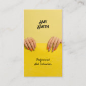 Nail Technician Custom QR Business Card Visitenkarte (Vorderseite)