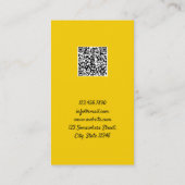 Nail Technician Custom QR Business Card Visitenkarte (Rückseite)