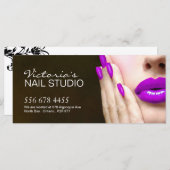 NAIL TECHNICIAN GIFT-BESCHEINIGUNG (Vorne/Hinten)