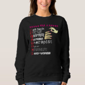 Nail Technician Liebe Nail Tech Funny Tech Nail St Sweatshirt (Vorderseite)