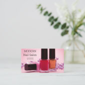 Nail Technician Nail Polnischer Visitenkarte (Stehend Vorderseite)
