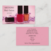 Nail Technician Nail Polnischer Visitenkarte (Vorne/Hinten)